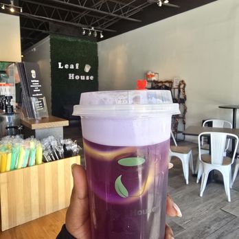 Leaf House - Lemonade Green Tea with jelly - Bubble Tea Near Me - Cooper City, Florida Leaf House - Lemonade Green Tea with jelly - Bubble Tea Near Me - Cooper City, Florida
