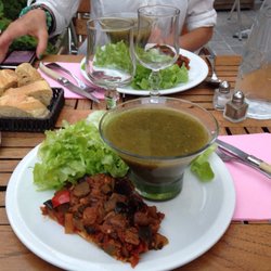 Le Lavandin - Tatin provençale + gaspacho courgette/blette