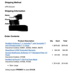 Rotech - My previous order from cpapdirect.com. I'll be ordering from here and paying outright again. No insurance involvement.
