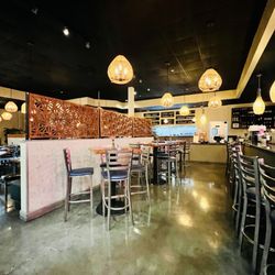 Mary'z Mediterranean Cuisine - Inside dining area/bar