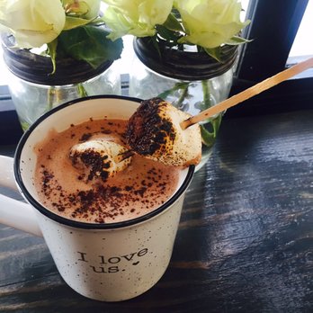 Gnarly Eats - Hot chocolate with toasted marshmallow:) - Burgers Near Me - Brooklyn, New York