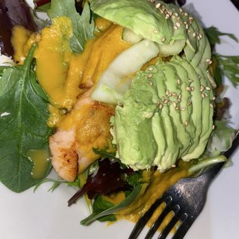 Poseidon Oyster Sushi Bar - Grilled Salmon Salad - Sushi Bars Near Me - New Orleans, Louisiana