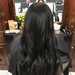 Platinum Studio - The extension blowout and loose waves!