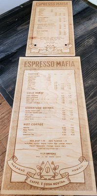 Menu photo 2 Espresso Mafia Makawao, HI Menu photo 2 Espresso Mafia Makawao, HI