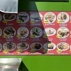 Taqueria Tehuacan - Menu