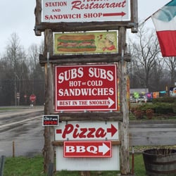 The Sub Station Italian Restaurant & Sub Shop - Outdoor signs