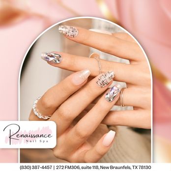 Renaissance Nails Spa - Start your week right with a fresh manicure from Renaissance Nail Spa
Treat yourself to quality nail care that lasts
----------------- - Nail Salons Near Me - New Braunfels, Texas Renaissance Nails Spa - Start your week right with a fresh manicure from Renaissance Nail Spa
Treat yourself to quality nail care that lasts
----------------- - Nail Salons Near Me - New Braunfels, Texas