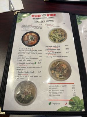 Menu photo 8 Pho Viet Pleasant Hill, CA Menu photo 8 Pho Viet Pleasant Hill, CA