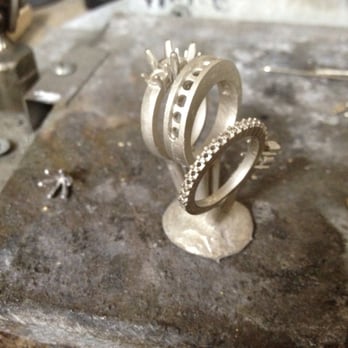Winfield's Jewelry - 3 custom rings just out of casting before the polishing and setting. - Jewelry Near Me - Richardson, Texas Winfield's Jewelry - 3 custom rings just out of casting before the polishing and setting. - Jewelry Near Me - Richardson, Texas