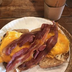 Mountain House Cafe - Breakfast sandwich.  YUM