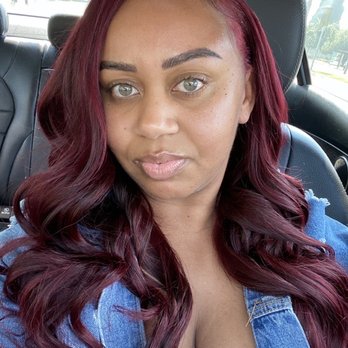 Extended Beauty Bar - Install with leave out and full color - Hair Extensions Near Me - Glendale, California