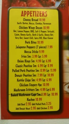 Menu photo 2 Chef's Pizza & Donair Morinville, AB Menu photo 2 Chef's Pizza & Donair Morinville, AB