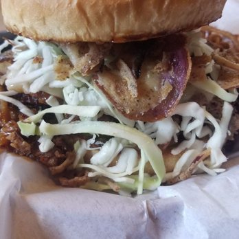 Islands Restaurant - Lunch special - pulled pork sandwich - Burgers Near Me - Northridge, California Islands Restaurant - Lunch special - pulled pork sandwich - Burgers Near Me - Northridge, California