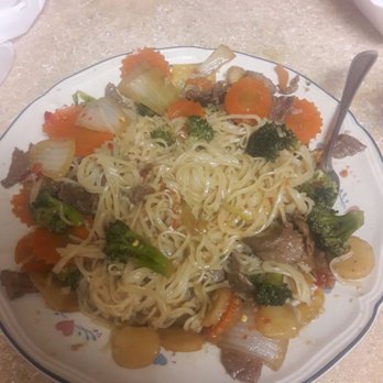Thai Spoon - Vegetable selection with steamed noodles. Yummy - Thai Near Me - Round Rock, Texas