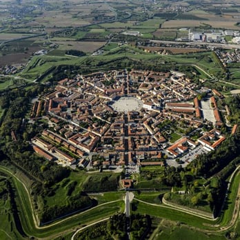 Palmanova - A view of the peculiar shape of this city - Landmarks & Historical Buildings Near Me