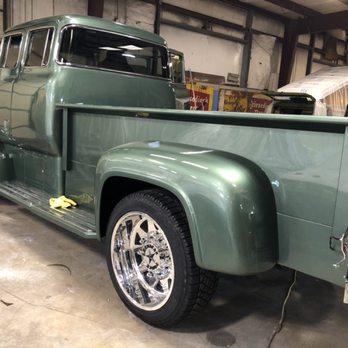 Solar Solutions Tint Company - Old-school custom Ford truck tinted in 40% - Home Window Tinting Near Me Solar Solutions Tint Company - Old-school custom Ford truck tinted in 40% - Home Window Tinting Near Me