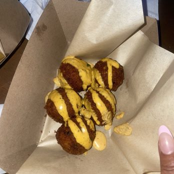 Mimosa On Grand - Salmon croquette - Champagne Bars Near Me - Oakland, California Mimosa On Grand - Salmon croquette - Champagne Bars Near Me - Oakland, California