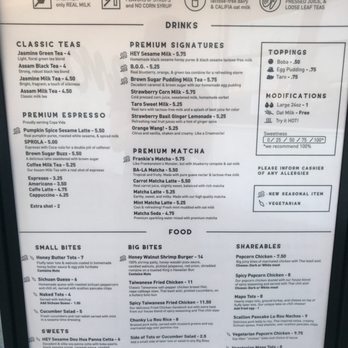 Bopomofo Cafe - Bopomofo menu - Bubble Tea Near Me - San Gabriel, California