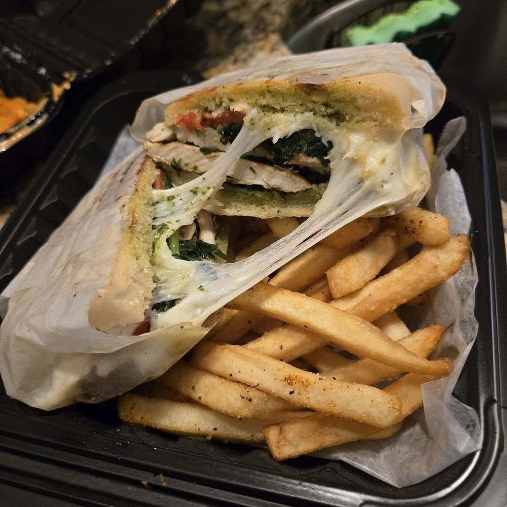 Amici Brick Oven Pizza - Chicken pesto sandwich - Pizza Near Me - West Palm Beach, Florida