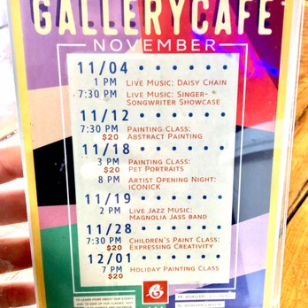 Gallery Cafe - November news - Coffee & Tea Near Me - Chicago, Illinois
