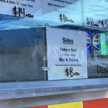 Drewski's Hot Rod Kitchen - Tots are clearly listed as $8.00, why did they change $10?! - Sandwiches Near Me - Sacramento, California