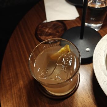 Almanac - Slow going beverage... But look at the detail of the ice cube! Also these are handmade wooden coasters. - Japanese Near Me - Philadelphia, Pennsylvania Almanac - Slow going beverage... But look at the detail of the ice cube! Also these are handmade wooden coasters. - Japanese Near Me - Philadelphia, Pennsylvania