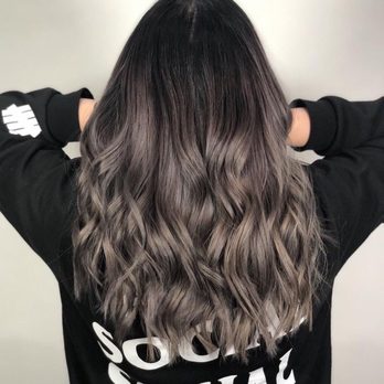 Xcellent Hair Square - Ash Grey Balayage after bleaching twice. - Hair Salons Near Me - Flushing, New York Xcellent Hair Square - Ash Grey Balayage after bleaching twice. - Hair Salons Near Me - Flushing, New York
