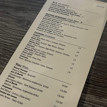 Jalea - Drink menu - Peruvian Near Me - Saint Charles, Missouri