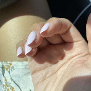 Lux Nails Bar - Acrylic left on my middle finger - Nail Salons Near Me - San Antonio, Texas