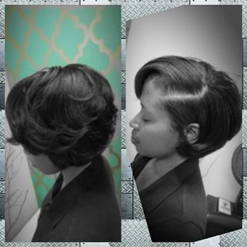 The Glam Lounge - Nice short Bob cut with layers - Hair Salons Near Me - Lauderhill, Florida The Glam Lounge - Nice short Bob cut with layers - Hair Salons Near Me - Lauderhill, Florida