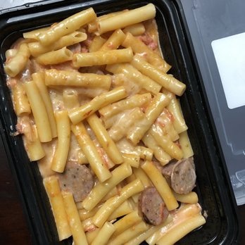 Pastini - Baked Ziti with Italian Sausage - Italian Near Me - Beaverton, Oregon Pastini - Baked Ziti with Italian Sausage - Italian Near Me - Beaverton, Oregon