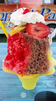 Tropical Palms Shave Ice by null