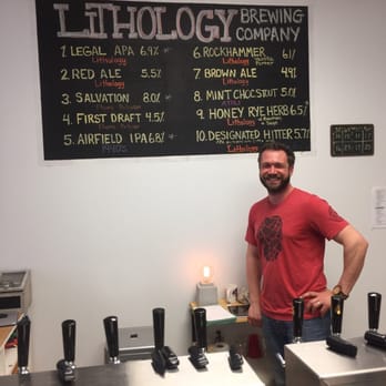 Lithology Brewing - Brewmaster Mark always available to help - Brewpubs Near Me - Farmingdale, New York