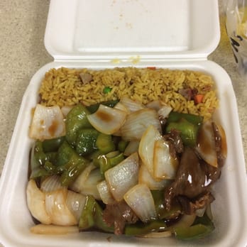 China Fun - Pepper steak with onion lunch special. Also came with a can of soda for just under $6 total after tax. - Chinese Near Me - St. Petersburg, Florida