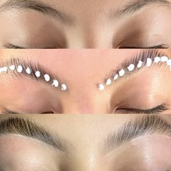 The Brow Mama - Before, during, & after lamination