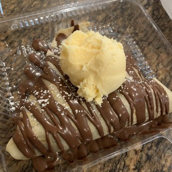Choco Fruit - Nutella Fruit Crepe with ice cream - Creperies Near Me - Anaheim, California