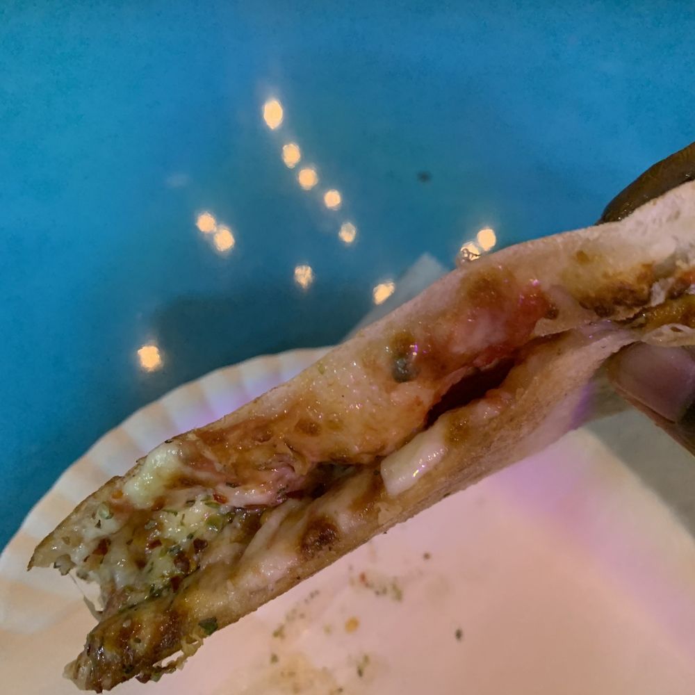 The Swiss Slice - Look the crust is extremely thin - Pizza Near Me - Brooklyn, New York The Swiss Slice - Look the crust is extremely thin - Pizza Near Me - Brooklyn, New York