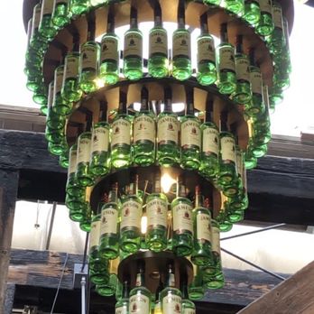 Jameson Distillery Bow St - Jameson bottle chandelier - Museums Near Me - Dublin, D