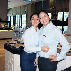 Breakfast Buffet Dynamic Duo:  That's Mehtap Hanim to the right and her buddy.  Sevval Hanim to the left.  They got you covered.