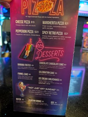 Menu photo 3 Arcade Time Wellington, FL