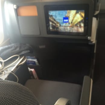 SAS Scandinavian Airlines - TV, seat converted to lie-flat, asked for 3 pillows, they had 'em. - Airlines Near Me - Kastrup, 84