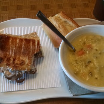 Panera Bread - Chicken Rice Soup and Steak sandwich - Sandwiches Near Me - Fredericksburg, Virginia
