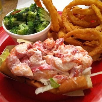Boston's Fish House - Lobster Roll sandwich plate - Seafood Near Me - Winter Park, Florida Boston's Fish House - Lobster Roll sandwich plate - Seafood Near Me - Winter Park, Florida