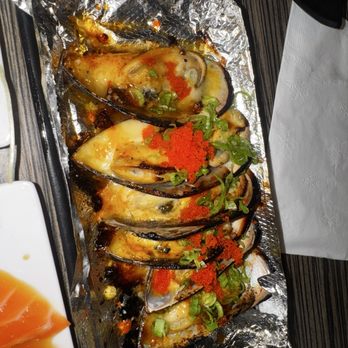 Yugoo Sushi - Baked mussels - Japanese Near Me - Paradise, Nevada Yugoo Sushi - Baked mussels - Japanese Near Me - Paradise, Nevada