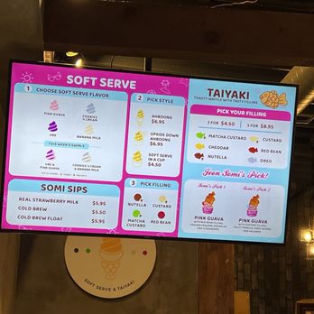 Somisomi - Menu - Desserts Near Me - San Diego, California Somisomi - Menu - Desserts Near Me - San Diego, California