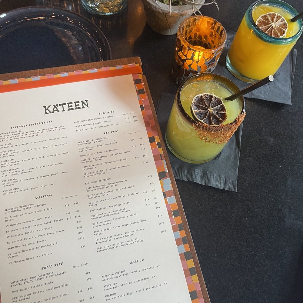 Ka'teen - Glimpse of menu - Mexican Near Me - Los Angeles, California