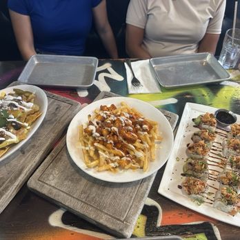 Tempo Cantina - Loaded fries, vip roll, the nachos amazing - New American Near Me - Brea, California