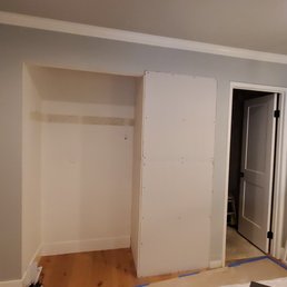 Empty nook.  When I remodeled masterbath I took from master closet leaving this empty nook, which I needed a custom organized closet.