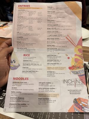 Menu photo 2 Inchin's Bamboo Garden Bothell, WA Menu photo 2 Inchin's Bamboo Garden Bothell, WA
