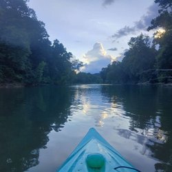 Hufstedler's canoe rental & campground - View of river from a kayak